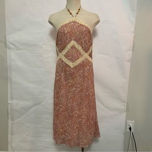 VINTAGE womens halter dress 90s